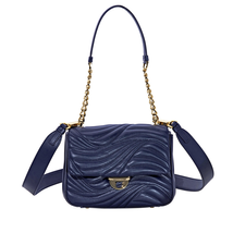 Ferragamo Lexi Small Quilted Leather Shoulder Bag- Mirto 21G9000 684295