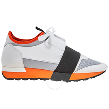 Balenciaga Ladies Sneaker Race Gray Shoe Race Mix Meterial 500584 W0YXT 1481