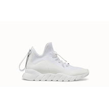 Fendi Men's Italian Luxury Shoes Sneaker Show White Fd Runway Elastic Sneaker 7E1089-4ST-F12XX