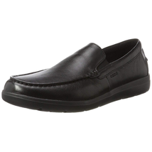 Geox Men's Slip On Black Leitan Mocassin U743QC 00085 C9999