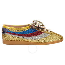 Gucci Gucci Glitter Sneakers in Gold -GC494609KSPE08072