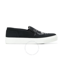 Kenzo Ladies Laceless Tiger Logo Sneaker F862SN100F94 99