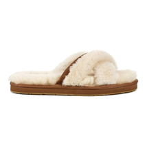 UGG Ladies Slipper X Front Fur 1017548 NAT