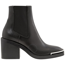 Alexander Wang Womens Hailey Leather Ankle Boots Size 38 (8 US) 3028B0056L 001