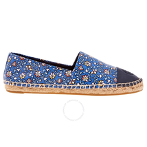 Tory Burch Ladies Black Floral Colorblock Espadrilles 50523-492