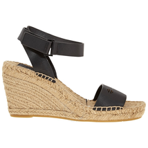 Tory Burch Ladies Wedge Espadrille Black Bima 90mm Espadrilles 46932-006