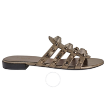 Balenciaga Ladies Sandal Light Copper Shoe Flatsandalgi Stud 490627 WAZ20