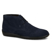 Tod's Men's Navy Suede Ankle Boots Size 6 XXM0ZG00D80RE0U805
