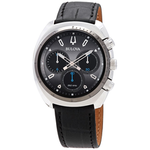 Bulova Curv Chronograph Dark Grey Dial Men's Watch 98A155