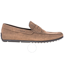 Tod's Men's Dark Clay Leather Moccasins XXM0VH00010FL1B208