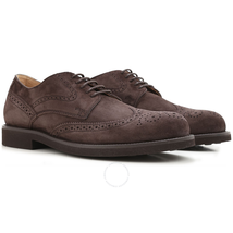 Tod's Men's Classic Brogue Shoes in Dark Brown XXM0WP00C10RE0S800