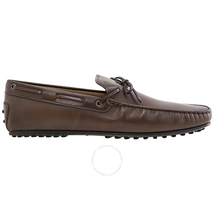 Tod's Men's Dark Tobacco Nubuck Moccasins XXM0LR00051BRXS810