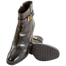 Tod's Womens Leather Ankle Boots in Black XXW0UP0O190004B999