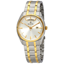 Bulova Classic Silver Dial Two-tone Men's Watch 98C127