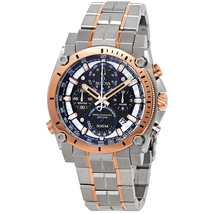 Bulova Precisionist Chronograph Quartz Black Dial Men's Watch 98B317