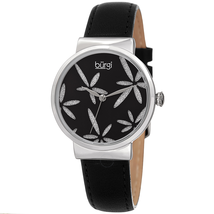 Burgi Black Dial Ladies Watch BUR191BK