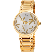 Burgi Silver Dial Ladies Watch BUR190YG
