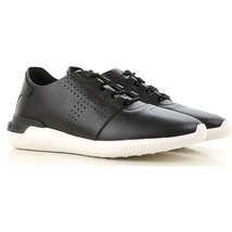Tod's Men's Black Leather Sneakers XXM91B0Y1807WRB999