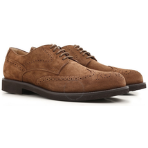 Tod's Men's Classic Brogue Shoes in Light Walnut XXM0WP00C10RE0S818