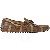 Tod's Men's Driving Shoes in Natural/Dark Brown XXM0WG054709TD0049