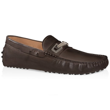 Tod's Men's Ebony Gommino Leather Loafers XXM0EO0N6538A1S807