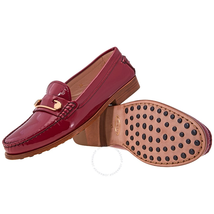 Tod's Womens Patent Leather Loafer in Dark Amaranth XXW0VN0L980OW0R605