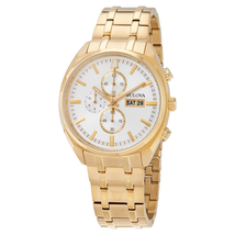 Bulova Surveyor Chronograph Quartz Silver Dial Watch 97C109