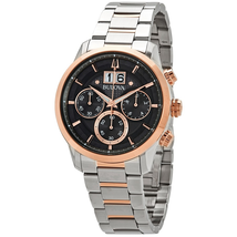 Bulova Sutton Chronograph Grey Dial Men's Two Tone Watch 98B335