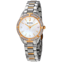 Bulova Sutton Quartz Crystal Ladies Watch 98R263