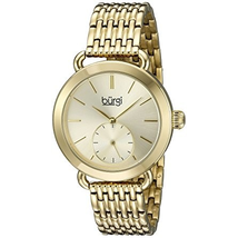 Burgi Gold Tone Dial Ladies Watch BUR153YG