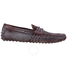 Tod's Men's  Leather Moccasins in Light Brule/Dark Brule XXM0WG0R410ETC19UZ