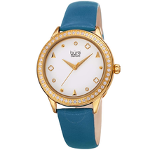 Burgi Diamond White Dial Ladies Watch BUR221BU