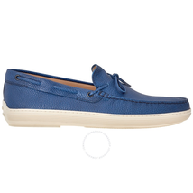 Tod's Men's Grained Leather Loafers in Danube XXM0YT00050NLKU214