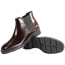 Tod's Womens Leather Ankle Boots in Dark Bordeaux XXW0UL0K450AKTR802