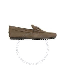 Tod's Men's Dark Clay Leather Moccasins XXM0LR0N655FL1B208