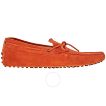 Tod's Men's Dark Orange Leather Moccasins XXM0GW05470RE0G804