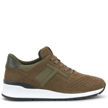 Tod's Men's Green Multicolour Sneaker In Nubuck XXM69A0Z270JV71BB9
