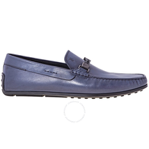 Tod's Men's Light Blue Ink Leather Moccasins XXM0VH0O760D9CU817