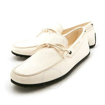 Tod's Men's White Leather Moccasins XXM0VH00050NLKB001
