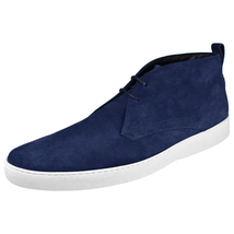 Tod's Men's Lace-up Ankle Boots in Royal Blue XXM22A0S680RE0U607