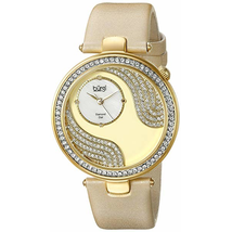 Burgi Mother of Pearl Swarovski Crystal Ladies Watch BUR155YG
