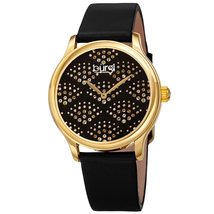 Burgi Quartz Black Dial Ladies Watch BUR238BK