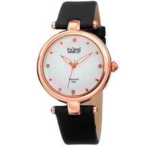 Burgi Quartz Diamond Ladies Watch BUR169BK