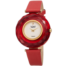 Burgi Quartz Diamond Silver Dial Ladies Watch BUR252RD