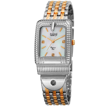 Burgi Quartz White Dial Ladies Watch BUR171TTG