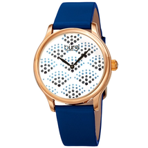 Burgi Quartz White Dial Ladies Watch BUR238BU