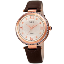 Burgi White Dial Ladies Watch BUR202BR