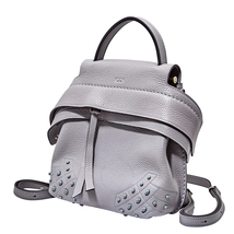 Tod's Ladies Leather Wave Lilac Wave Backpk Mini Gommini XBWAMRGD101MCLL022