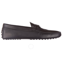 Tod's Men's Black Leather Moccasins XXM0EO0N65BMVNB999