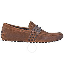 Tod's Men's  Leather Moccasins in Light Walnut/Cocoa XXM0WG0R410ETC19PZ